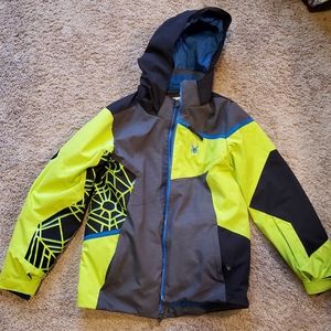 Boys Size 16 Spider Ski Coat